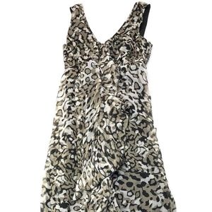 Chelsea and Theodore Leopard Print Tank Dress M